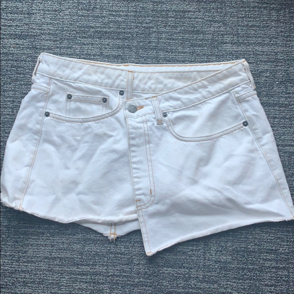 Carmar white cross over skirt